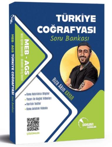 Doktrin Yayınları MEB-AGS Türkiye Coğrafyası Soru Bankası - Rıza Akın 