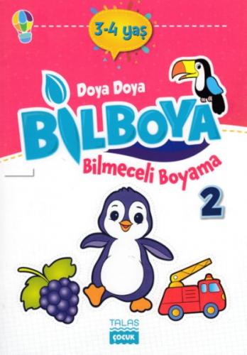 Doya Doya Bil Boya Bilmeceli Boyama 2 (3-4 Yaş) - Kolektif - Talas Yay