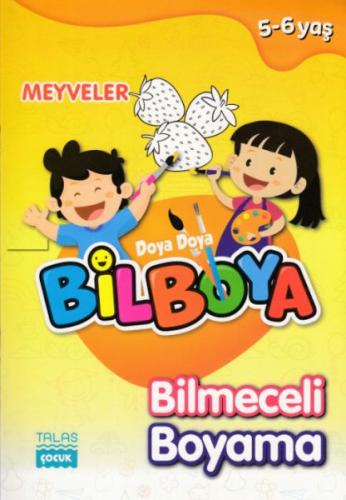 Meyveler - Doya Doya Bil Boya Bilmeceli Boyama (5-6 Yaş) - Kolektif - 