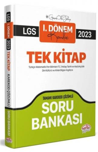 Editör 2023 LGS 1. Dönem Tüm Dersler Soru Bankası (Karekod Çözümlü) - 