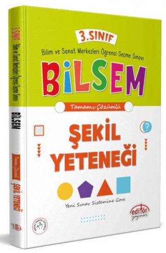 Editör 3. Sınıf Bilsem Hazırlık Şekil Yeteneği Tamamı Çözümlü - Komisy