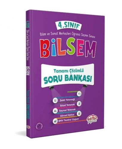 Editör 4. Sınıf Bilsem Soru Bankası - Komisyon - Editör Yayınları