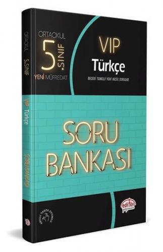 5. Sınıf VIP Türkçe Soru Bankası - Kolektif - Editör Yayınevi