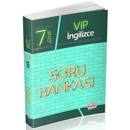 7. Sınıf VIP İngilizce Soru Bankası - Kolektif - Editör Yayınevi