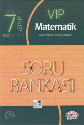 7. Sınıf VIP Matematik Soru Bankası - Kolektif - Editör Yayınevi