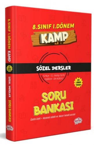 Editör 8. Sınıf 1. Dönem Kamp Sözel Soru Bankası - - Editör Yayınları