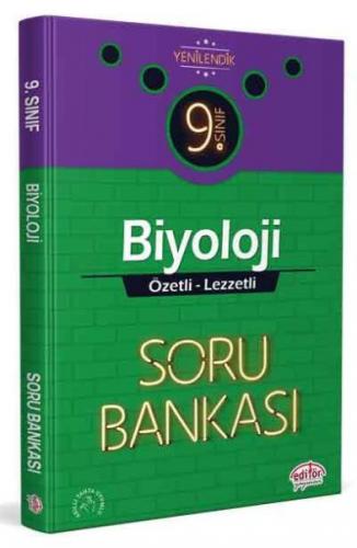 Editör 9. Sınıf Biyoloji Özel Lezzetli Soru Bankası (YENİ) - - Editör 