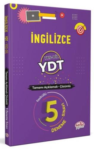 Editör İngilizce YDT YKS-DİL Tamamı Çözümlü 5 Fasikül Deneme - - Editö