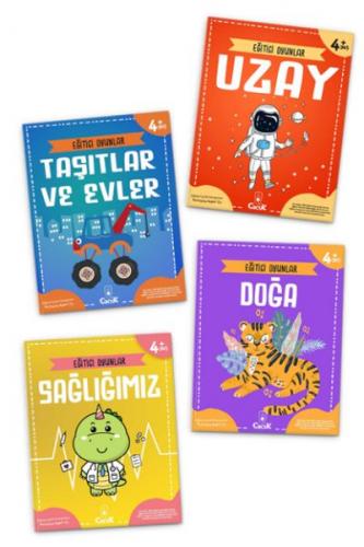 Eğitici Oyunlar Serisi (4 Kitap) - - Floki Çocuk