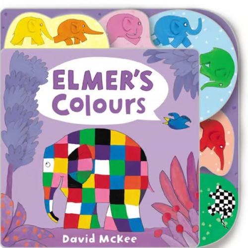 Elmer's Colours (Tabbed Board Book) - Andersen Press - Andersen Press