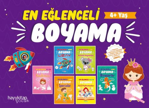 En Eğlenceli Boyama 6'lı Set - Canan Öztürk - Hayykitap