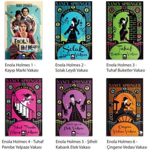 Enola Holmes 6 Kitap Set - Nancy Springer - Eksik Parça Yayınları