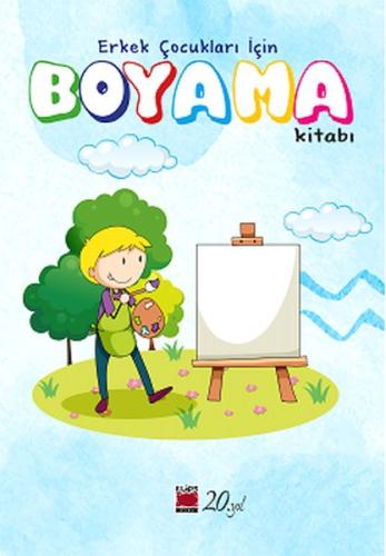 Erkek Çocukları için Boyama Kitabı - - Elips Kitap