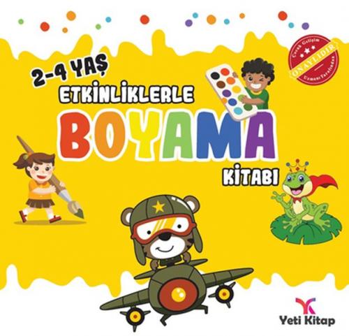 2-4 Yaş Etkinliklerle Boyama Kitabı 2 - Feyyaz Ulaş - Yeti Kitap