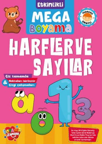 Etkinlikli Mega Boyama - Harfler ve Sayılar - - Boyama Zamanı