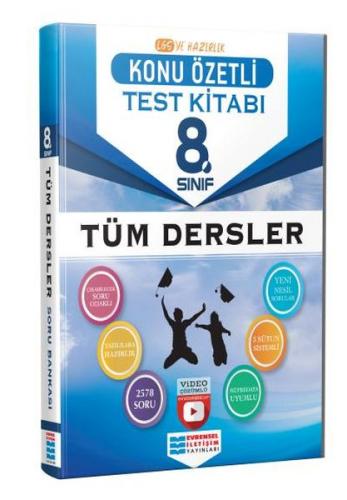 8. Sınıf Tüm Dersler Konu Özetli Video Çözümlü Test Kitabı - Kolektif 