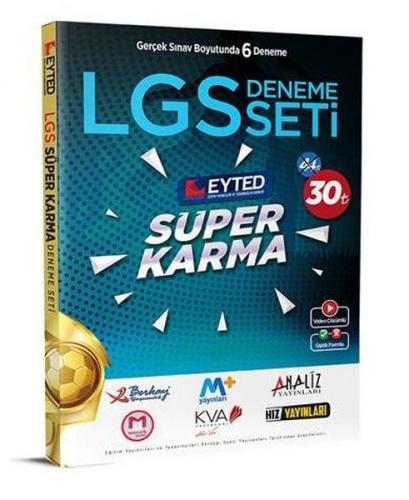 Eyted 8. Sınıf LGS Süper Karma 6 lı Deneme Seti - Komisyon - Eyted Yay