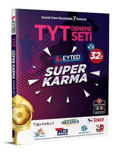 Eyted TYT Süper Karma 7 li Deneme Seti - Komisyon - Eyted Yayınları