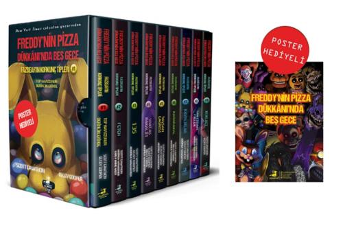 Fazbear’In Korkunç Tipleri 9 Kitaplık Kutulu Set (Poster Hediyeli) - S