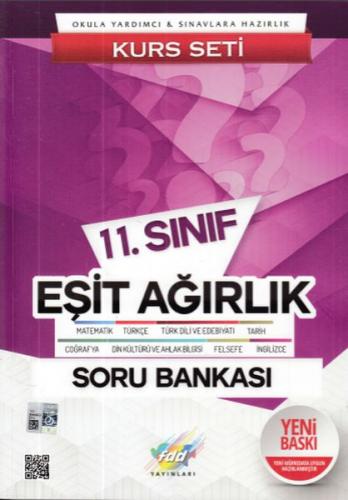 11. Sınıf Eşit Ağırlık Soru Bankası - Kolektif - Fdd Yayınları