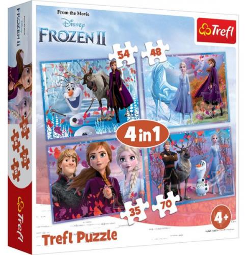 Frozen II Journey Into The Unknown 4'lü 34323 (35+48+54+70 Parça) - - 