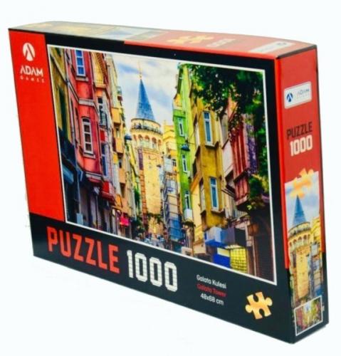 Galata Kulesi 1000 Parça Puzzle (48x68) - - Adam Games