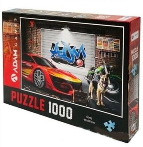 Garaj 1000 Parça Puzzle (48x68) - - Adam Games