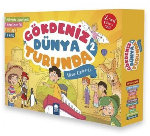 Gökdeniz Dünya Turunda 2 - 2.Sınıf Okuma Seti (10 Kitap Takım) - Vilda