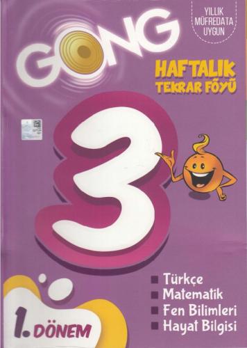 GONG 3. Sınıf1. Dönem Haftalık Tekrar Föyü - Kolektif - Eğiten Kitap