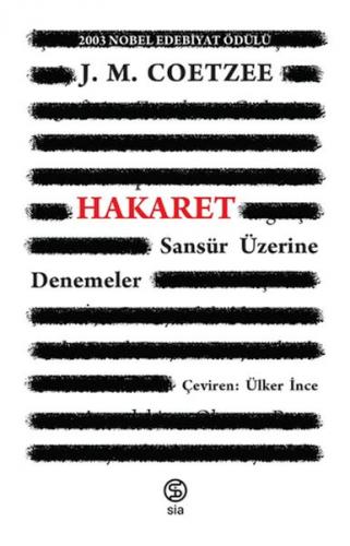 Hakaret - J.M. Coetzee - Sia Kitap