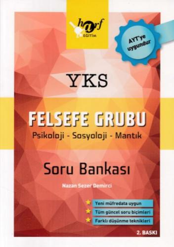 2018 YKS Felsefe Grubu Soru Bankası (AYT'ye Uygundur) - Nazan Sezer De