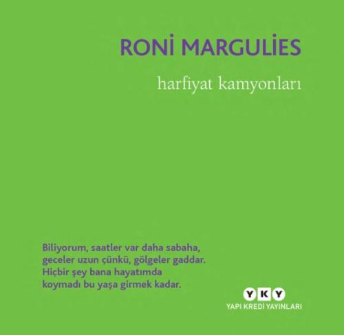 Harfiyat Kamyonları - Roni Margulies - Yapı Kredi Yayınları