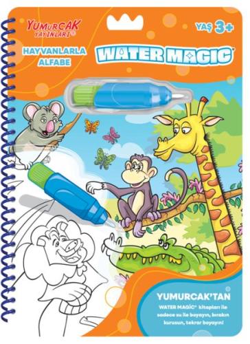 Hayvanlarla Alfabe - Yeni Water Magic - - Yumurcak Yayınları