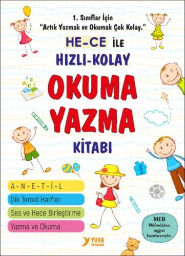 Hece ile Hızlı Kolay Okuma Yazma Kitabı - - Yuva Yayınları