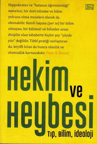 Hekim ve Heybesi - Beltan Özen Demir - Nota Bene Yayınları