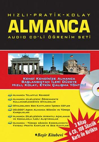 Hızlı - Pratik - Kolay Almanca Audio CD'li Öğrenme Seti - Metin Yurtba