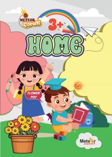 Homes (Ev Bölümleri) Türkçe – İngilizce Boyama Kitabı - Umut Öz - Mete