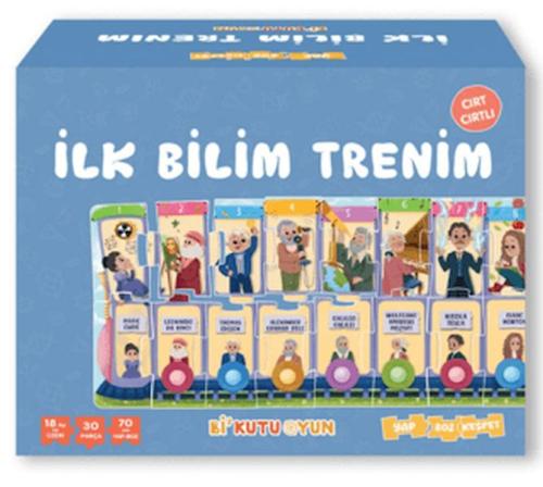 İlk Bilim Trenim - Cırt Cırtlı Yapboz ve Kitap Seti - Buse Nazilli - B