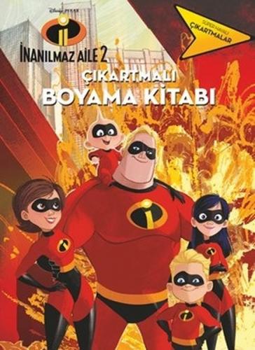 İnanılmaz Aile 2 Çıkartmalı Boyama Kitabı - Kolektif - Doğan Egmont Ya