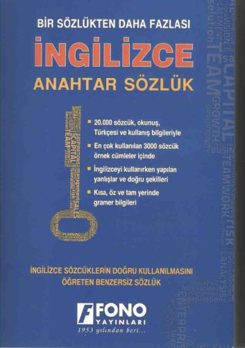 İngilizce Anahtar Sözlük - Birsen Çankaya - Fono Yayınları