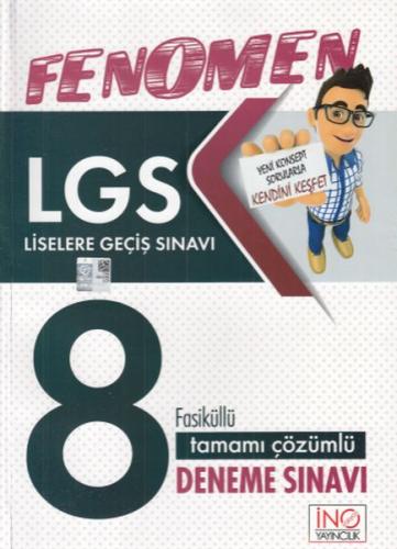 LGS Fenomen Tamamı Çözümlü 8 Deneme Sınavı Fasiküllü - Kolektif - İnov