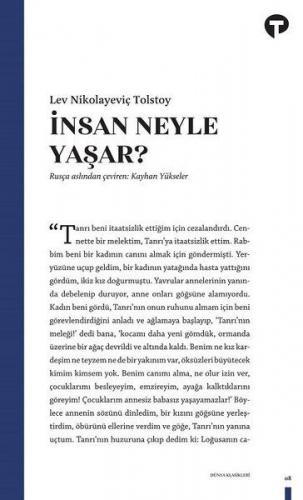 İnsan Ne İle Yaşar? - Lev Nikolayeviç Tolstoy - Turkuvaz Kitap