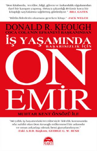 İş Yaşamında Başarısızlık İçin On Emir (Ciltli) - Donald R. Keough - M