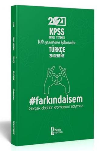 İsem 2021 Farkında İsem KPSS Genel Yetenek Türkçe 20 Deneme - Kolektif