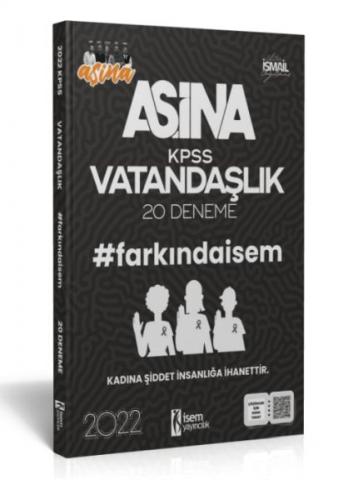 İsem Yayıncılık 2022 Aşina Farkındaİsem KPSS Vatandaşlık 20 Deneme - İ