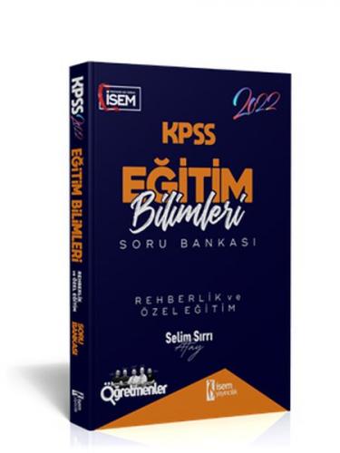 2022 KPSS Eğitim Bilimleri Rehberlik ve Özel Eğitim Soru Bankası - Sel