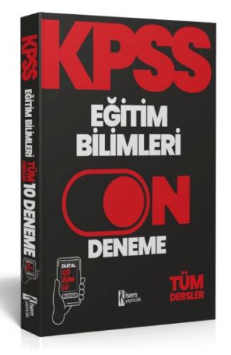 İsem Yayıncılık 2024 Kpss Eğitim Bilimleri 10 Deneme Dijital Çözümlü -