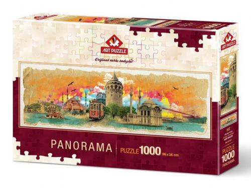 İstanbul Kolajı Panorama 4477 (1000 Parça) - - Art Puzzle