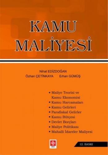 Kamu Maliyesi - (Özhan Çetinkaya-Nihat Edizdoğan-Erhan Gümüş) - Nihat 