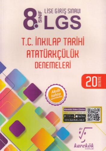 8. Sınıf LGS T.C. İnkılap Tarihi Atatürkçülük Denemeleri 20 Deneme - F